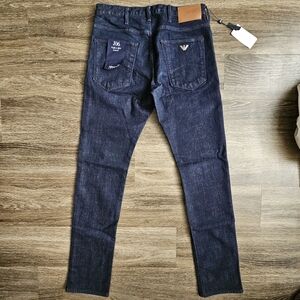 Armani Dark Blue Skinny Jeans